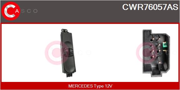 Switch, window regulator (CWR76057AS)