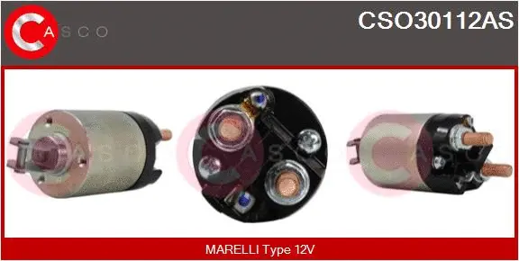 Solenoid Switch, starter (CSO30112AS)