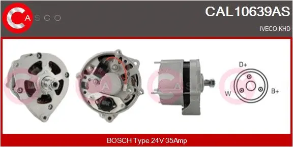 Alternator (CAL10639AS)