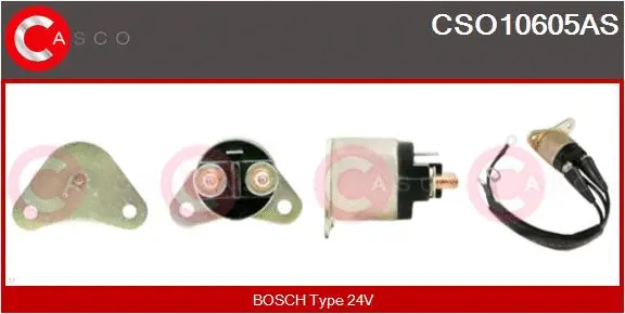 Solenoid Switch, starter (CSO10605AS)