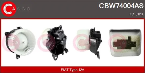 Interior Blower (CBW74004AS)