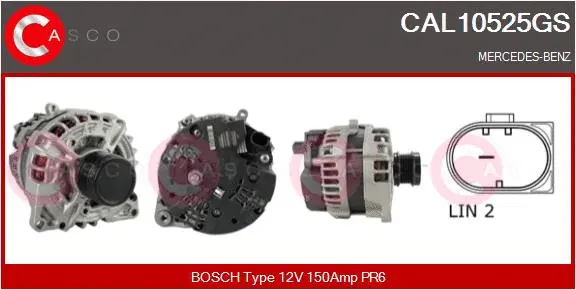 Alternator (CAL10525GS)