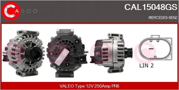 Alternator (CAL15048GS)