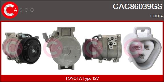 Compressor, air conditioning (CAC86039GS)