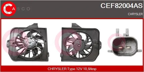 Electric Motor, radiator fan (CEF82004AS)