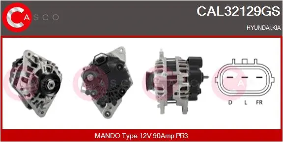 Alternator (CAL32129GS)