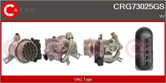 Cooler, exhaust gas recirculation (CRG73025GS)