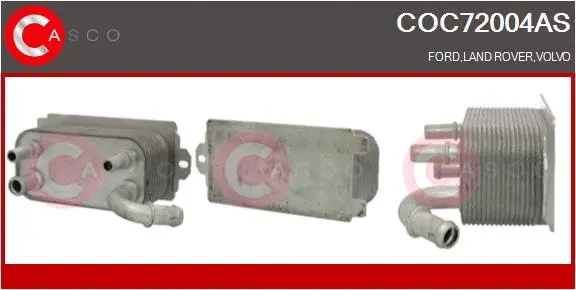 Oil Cooler, engine oil (COC72004AS)