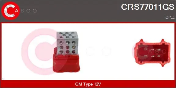 Resistor, interior blower (CRS77011GS)