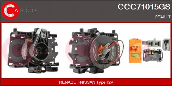 Clockspring, airbag (CCC71015GS)