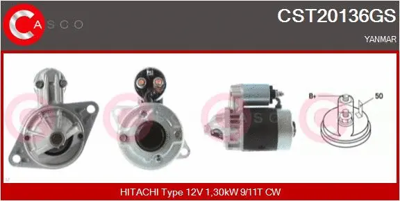 Starter (CST20136GS)