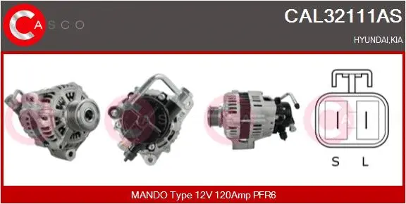 Alternator (CAL32111AS)