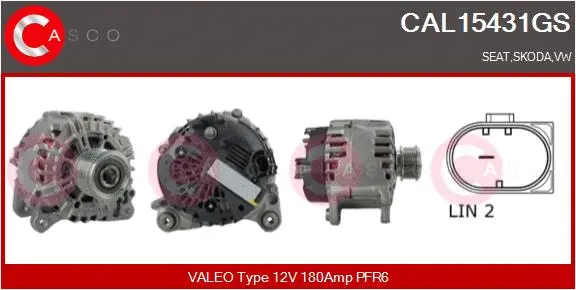 Alternator (CAL15431GS)