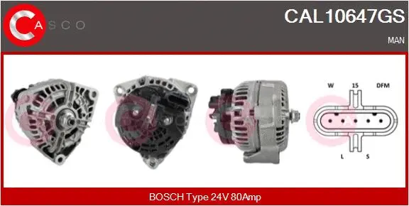 Alternator (CAL10647GS)