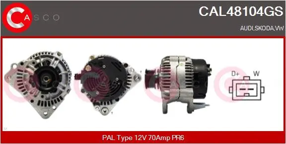 Alternator (CAL48104GS)