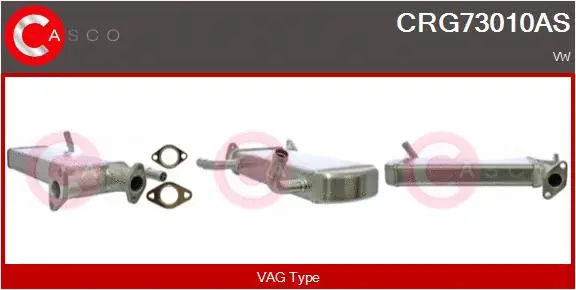 Cooler, exhaust gas recirculation (CRG73010AS)