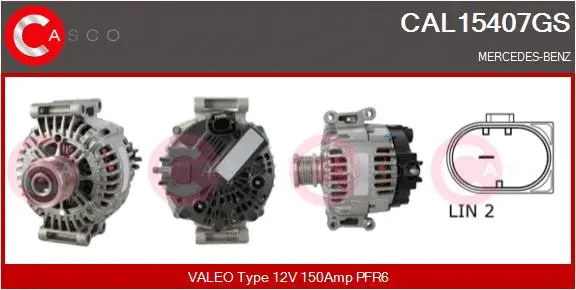 Alternator (CAL15407GS)