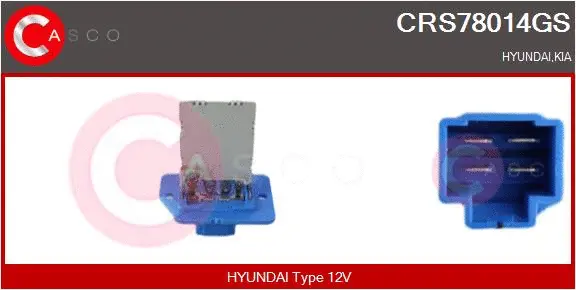 Resistor, interior blower (CRS78014GS)