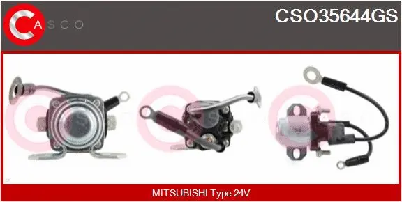 Solenoid Switch, starter (CSO35644GS)