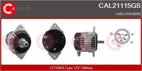 Alternator (CAL21115GS)