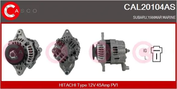 Alternator (CAL20104AS)