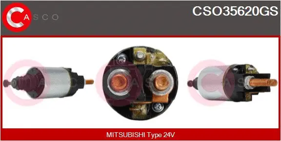 Solenoid Switch, starter (CSO35620GS)