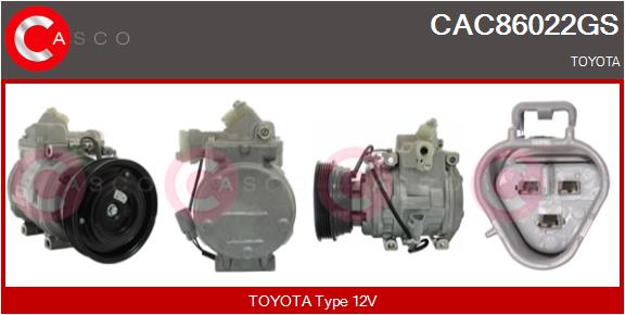 Compressor, air conditioning (CAC86022GS)
