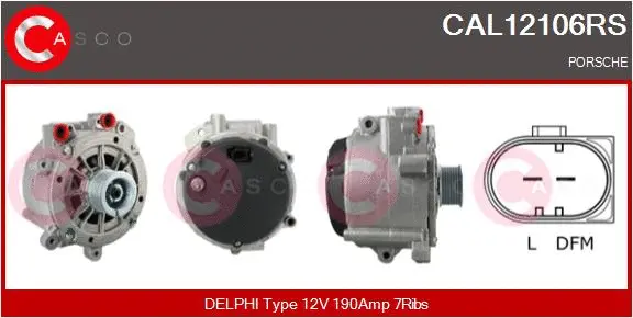 Alternator (CAL12106RS)