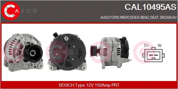 Alternator (CAL10495AS)