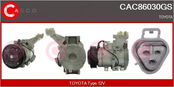 Compressor, air conditioning (CAC86030GS)