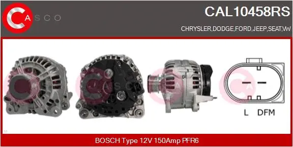 Alternator (CAL10458RS)