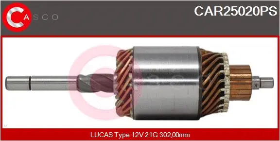 Armature, starter (CAR25020PS)