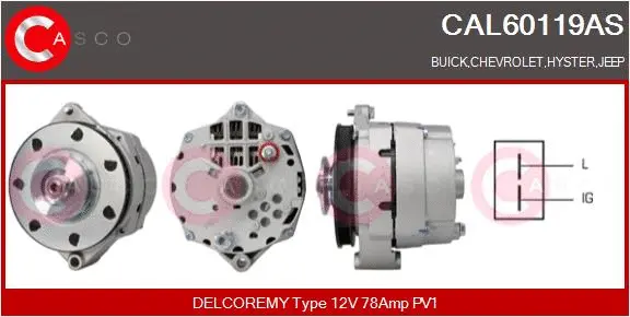 Alternator (CAL60119AS)