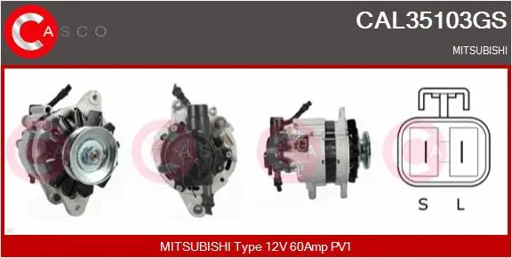 Alternator (CAL35103GS)