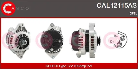 Alternator (CAL12115AS)