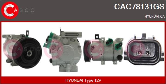 Compressor, air conditioning (CAC78131GS)