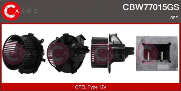 Interior Blower (CBW77015GS)