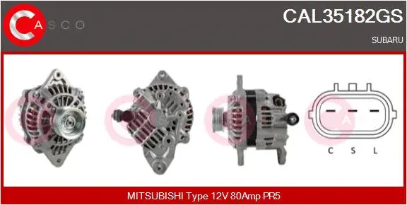 Alternator (CAL35182GS)