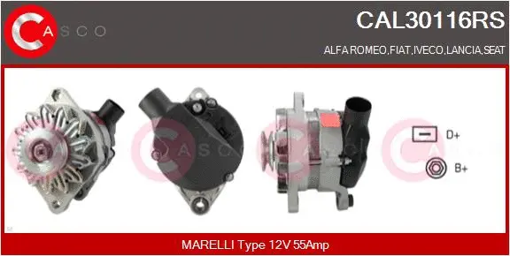 Alternator (CAL30116RS)