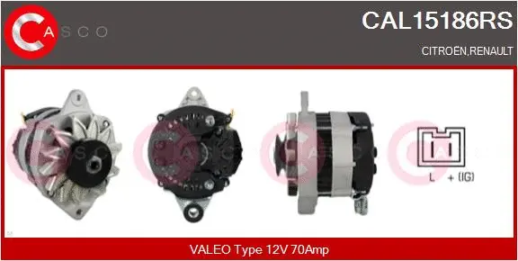 Alternator (CAL15186RS)