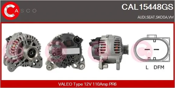 Alternator (CAL15448GS)