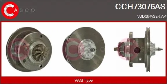 Core assembly, turbocharger (CCH73076AS)
