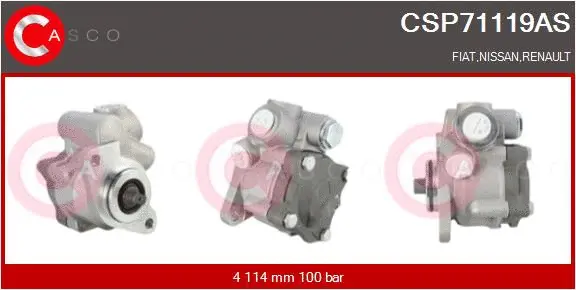 Hydraulic Pump, steering (CSP71119AS)