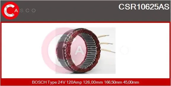 Stator, alternator (CSR10625AS)