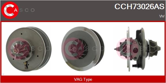 Core assembly, turbocharger (CCH73026AS)