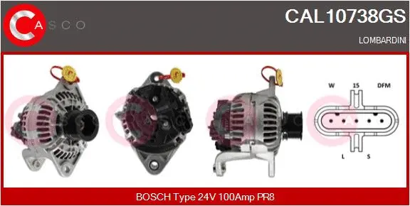 Alternator (CAL10738GS)