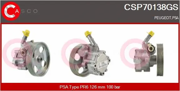 Hydraulic Pump, steering (CSP70138GS)