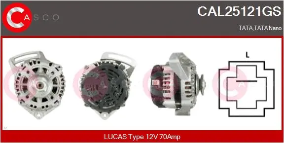 Alternator (CAL25121GS)