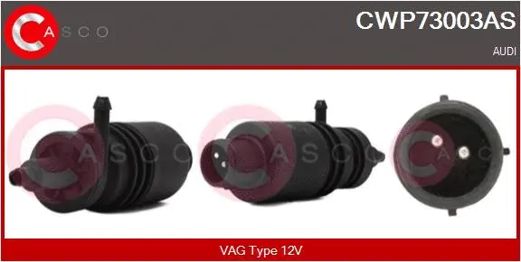 Washer Fluid Pump, window cleaning (CWP73003AS)