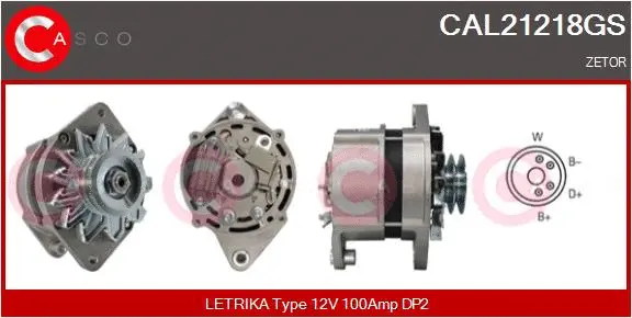 Alternator (CAL21218GS)